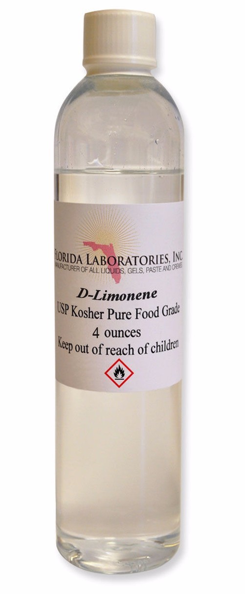 D-Limonene 100% Food Grade Citrus Solvent 4oz D-Limonene Orange Oil FREE SHIP!