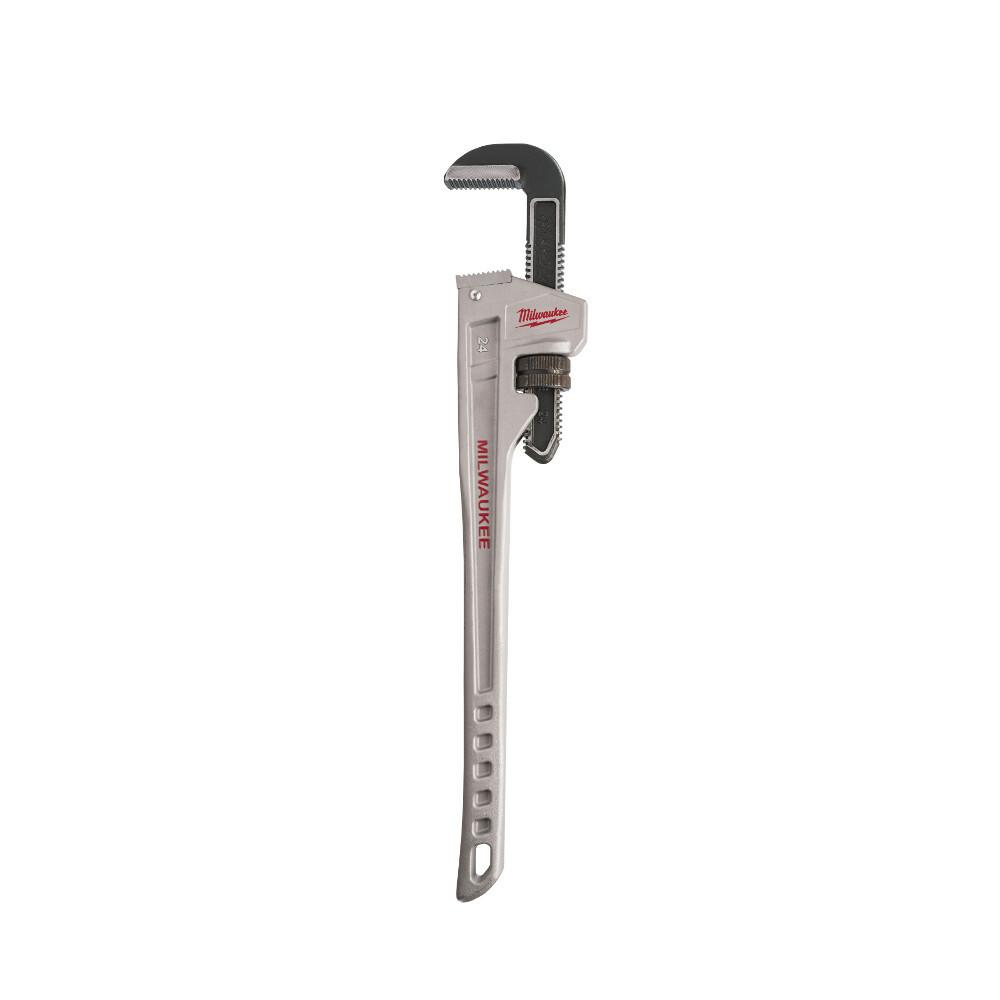 Milwaukee 48-22-7224 24-in. Overbite Jaw Aluminum Pipe Wrench, Dual Coil Springs