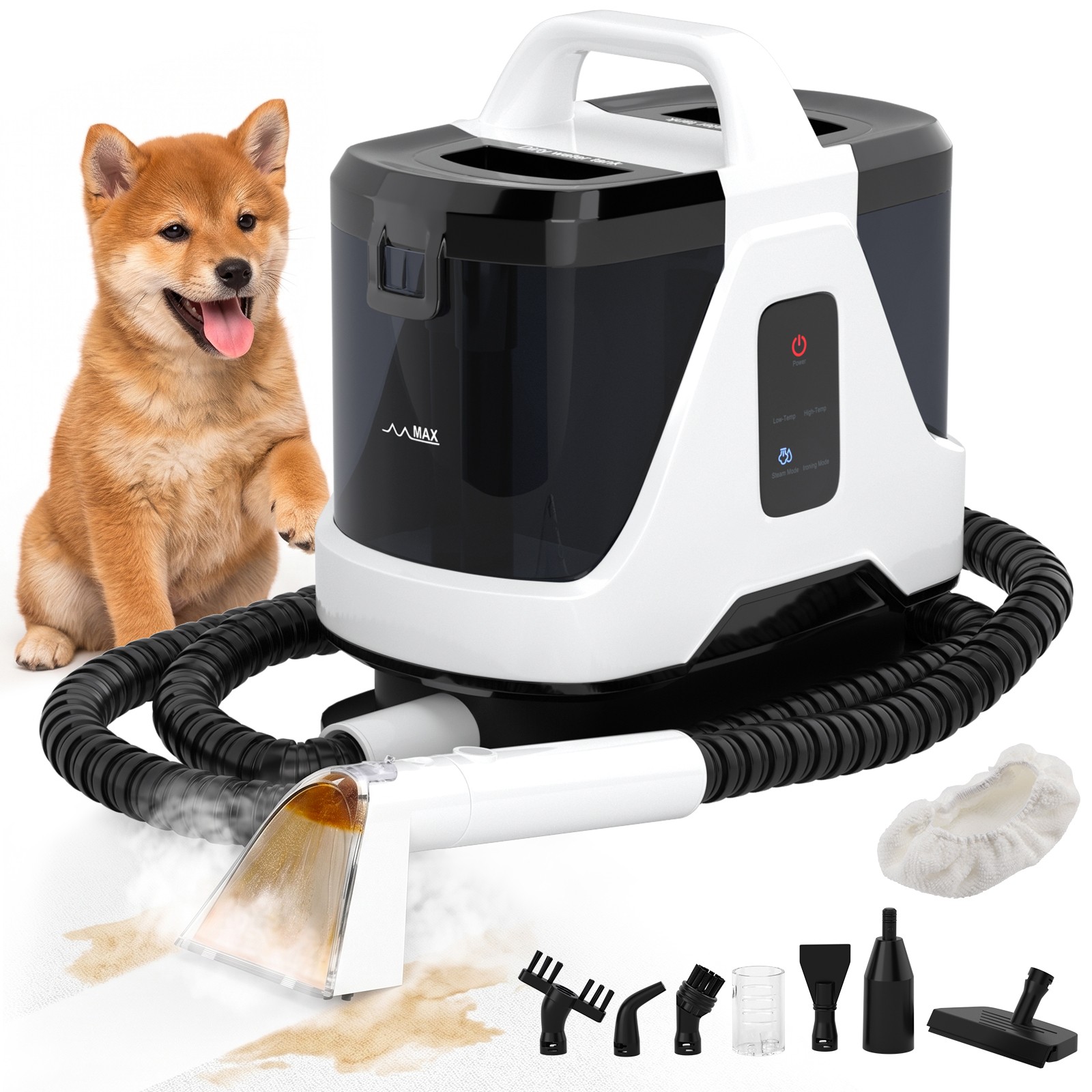 1700W 16Kpa Steam Cleaner High Pressure Household Carpet Steam Cleaning Machine