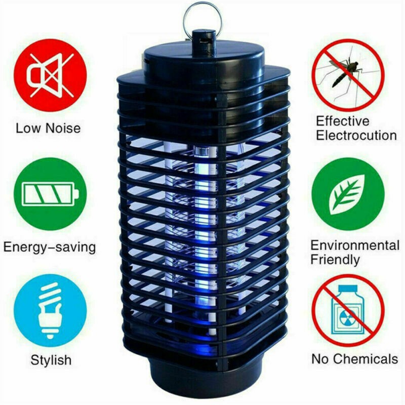 2Pack Electric Mosquito Fly Bug Insect Zapper Killer Trap Pest Control Lamp 110V