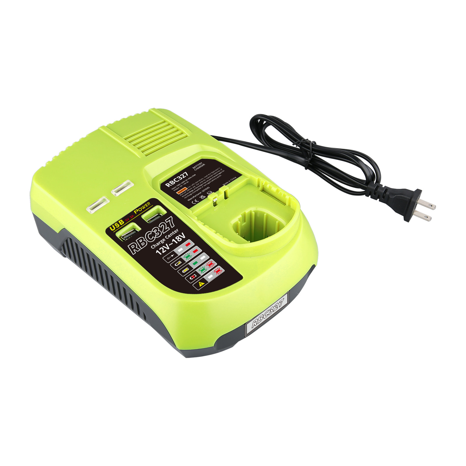 P117 Fast Charger For RYOBI For One+ Plus P108 18V High Capacity Lithium Battery