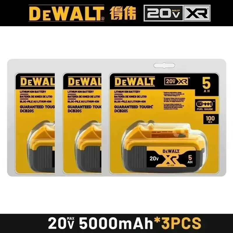 DeWalt 20V 6.0Ah Battery Replacement DCB184 DCB181 DCB182 Power Tool Pack ✅