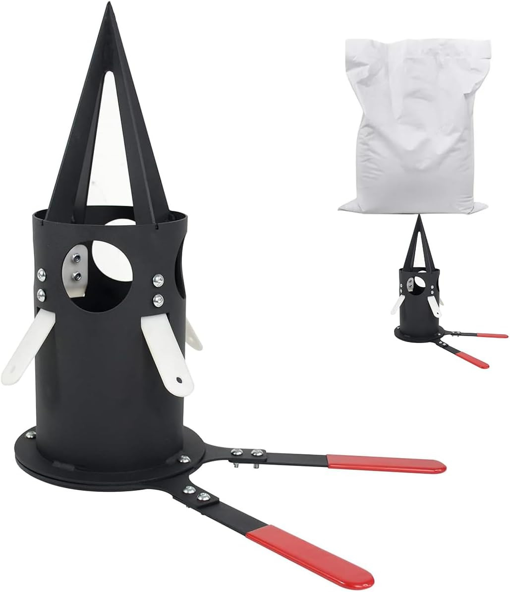 Big Bag Dispenser Bulk Bag Unloader Heavy Duty Feed Grain Fertilizer Black – US