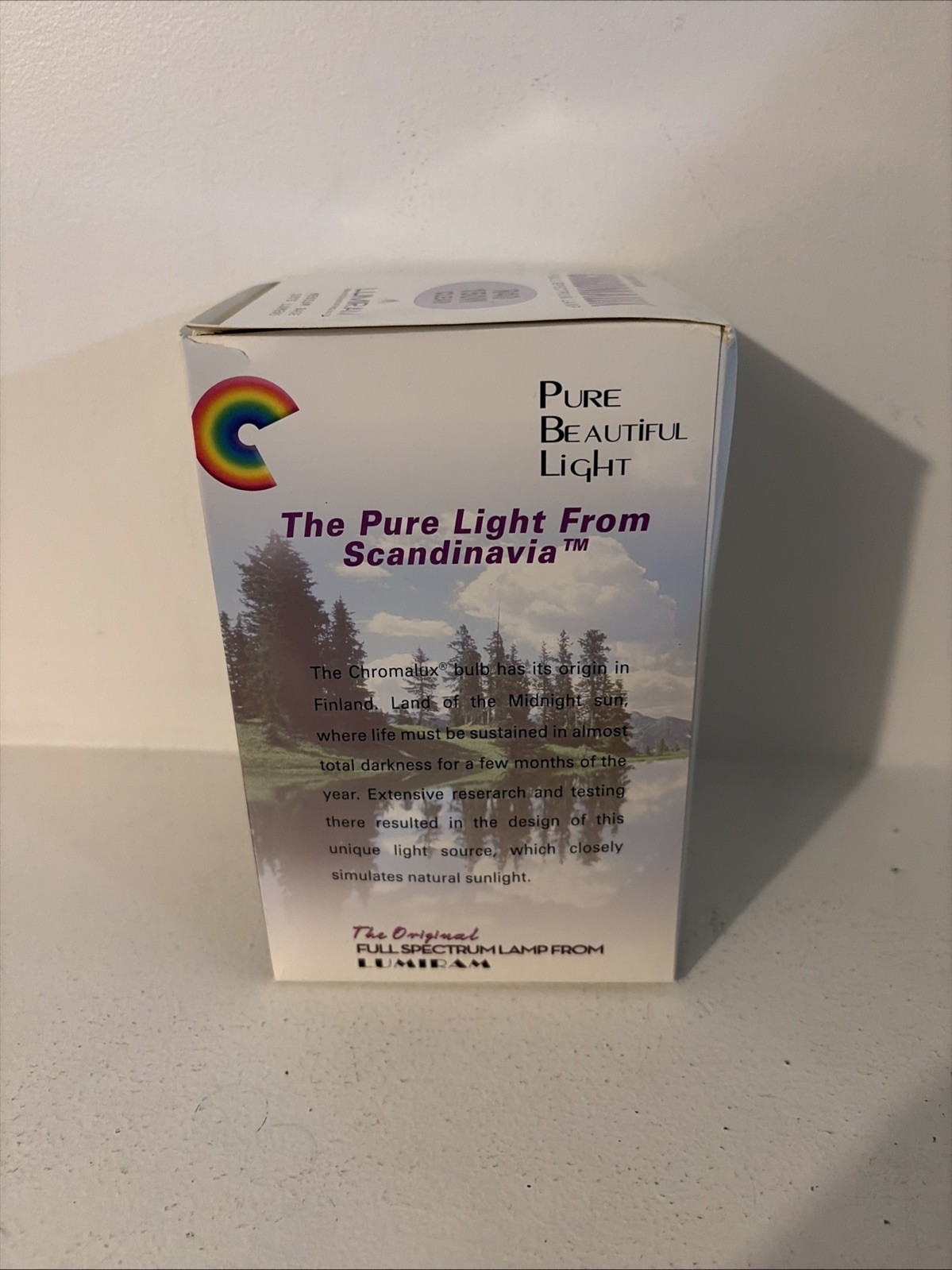 Lumiram Chromalux Full Spectrum Lamp R40 150W Clear Bulb Natural Balanced