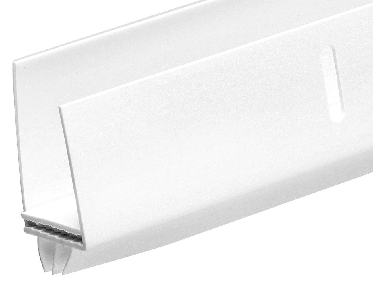 1 in. x 1-1/2 in. x 36 in. White Adjustable Storm Door Bottom