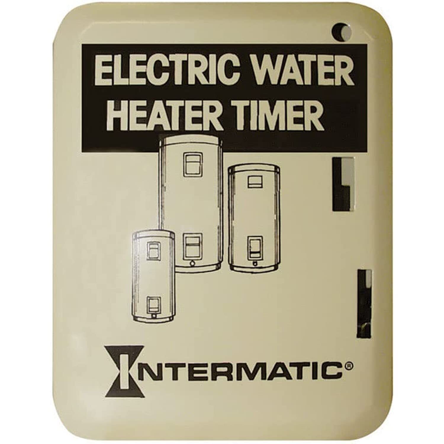 Intermatic Indoor Electric Water Heater Timer 25 amps 250 Volts Ivory