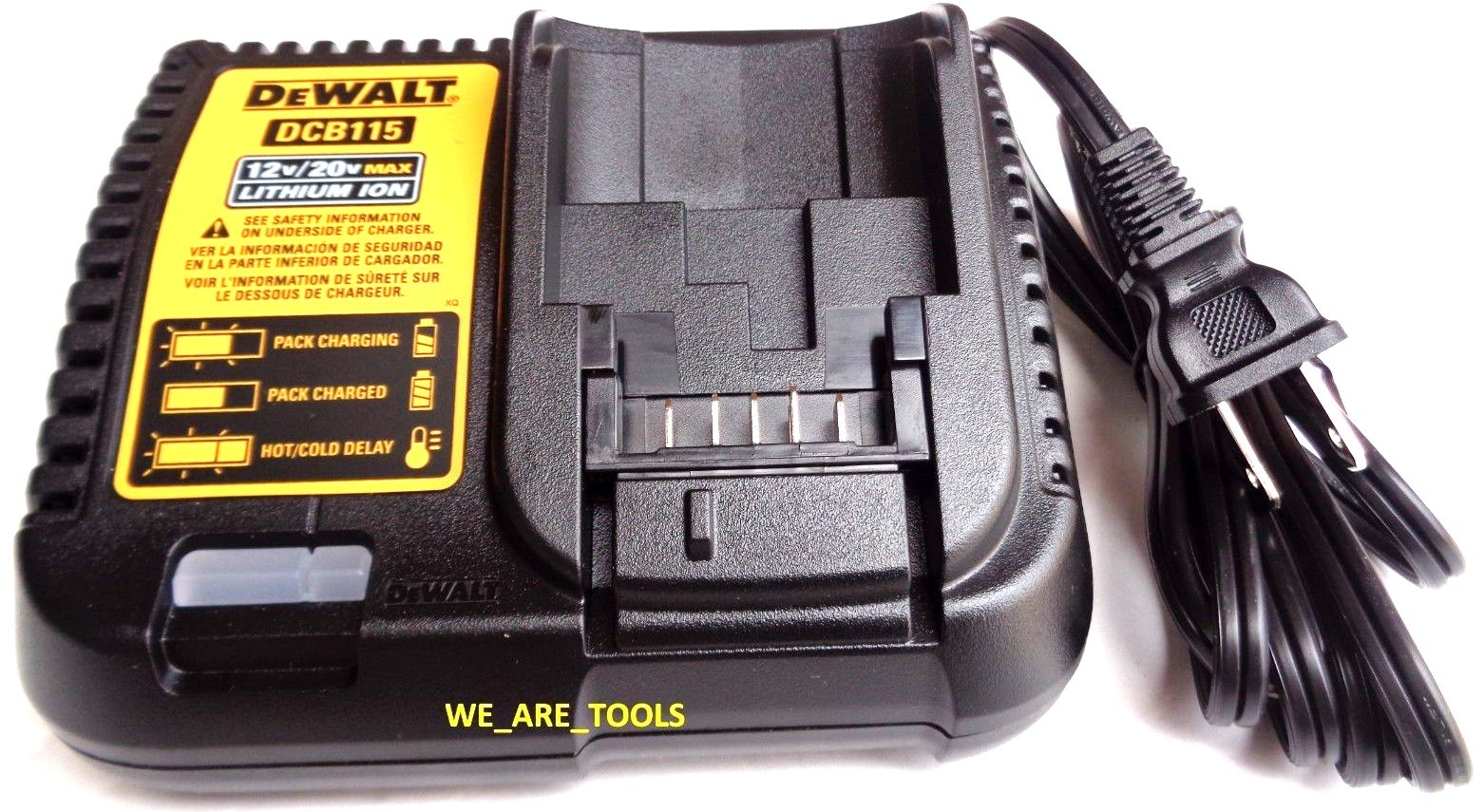 Dewalt RAPID DCB115 12-20V MAX FAST Battery Charger, Fr Drill 20 volt