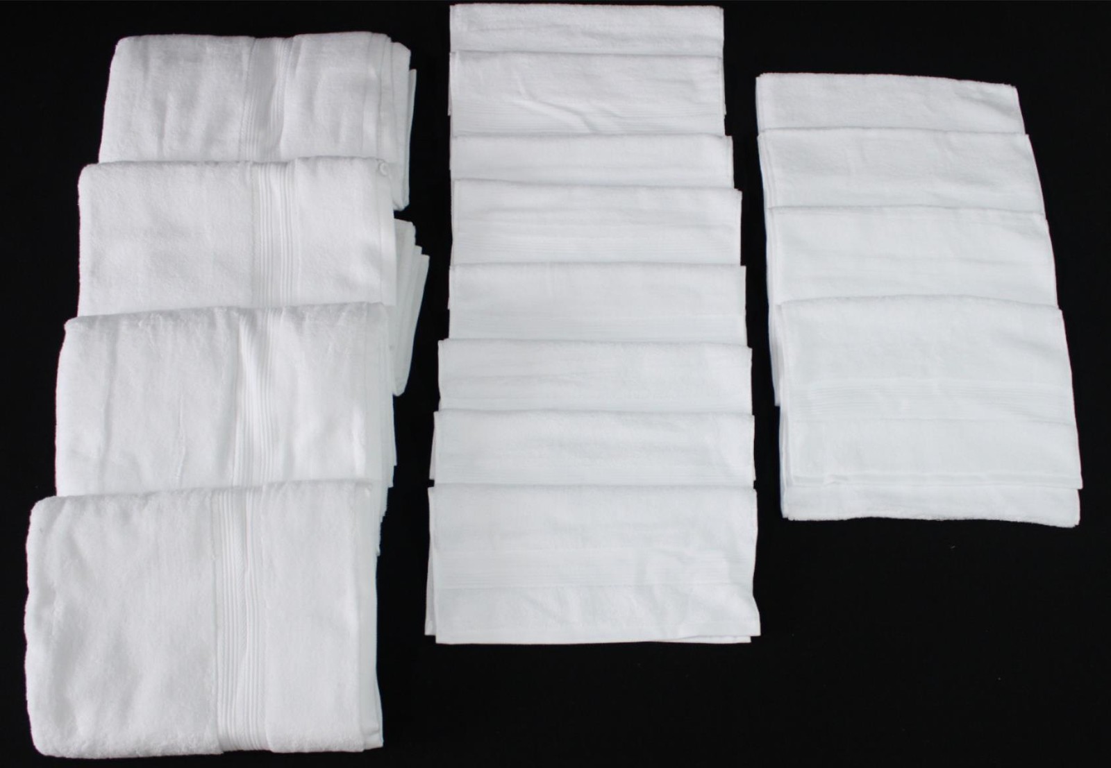 Onuia Unisex Ultrasoft Cotton Towel Family Bundle BE5 White See Description