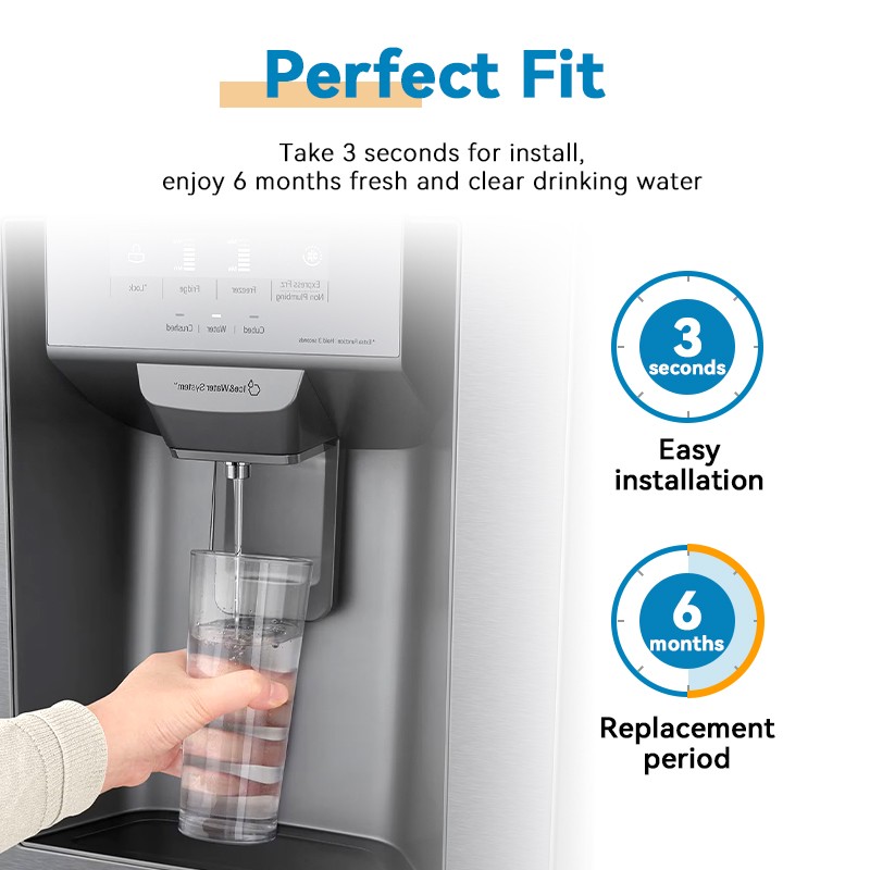 4 PACK for Samsung DA97-17376B HAF-QIN/EXP REFRIGERATOR Water Filter DA97-08006C