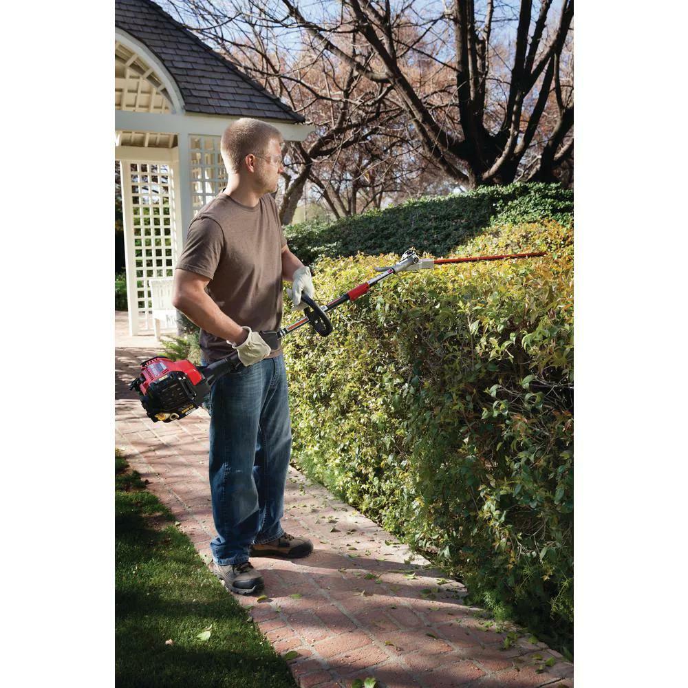 Universal 22 in. Articulating Hedge Trimmer String Trimmer Attachment
