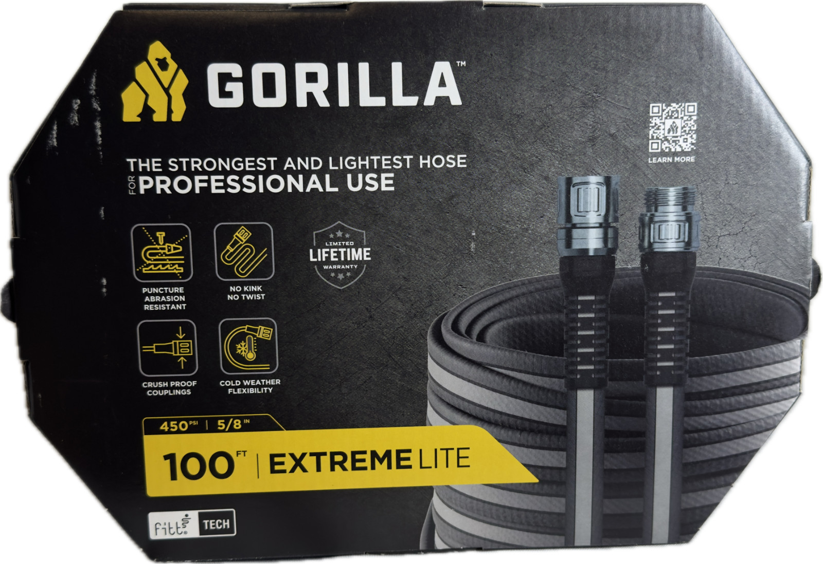 Gorilla GRP55800 Extremelite 5/8 in. x 100 ft. Heavy Duty Garden Hose (New)