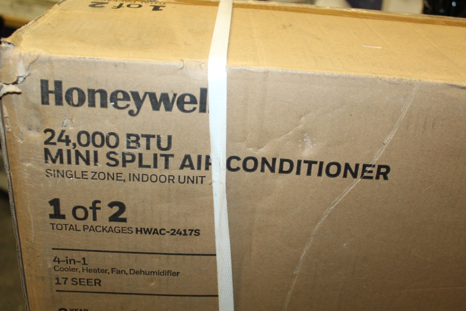 Honeywell 24,000 BTU Ductless Mini Split System AC Air Handler Unit HWAC-2417S
