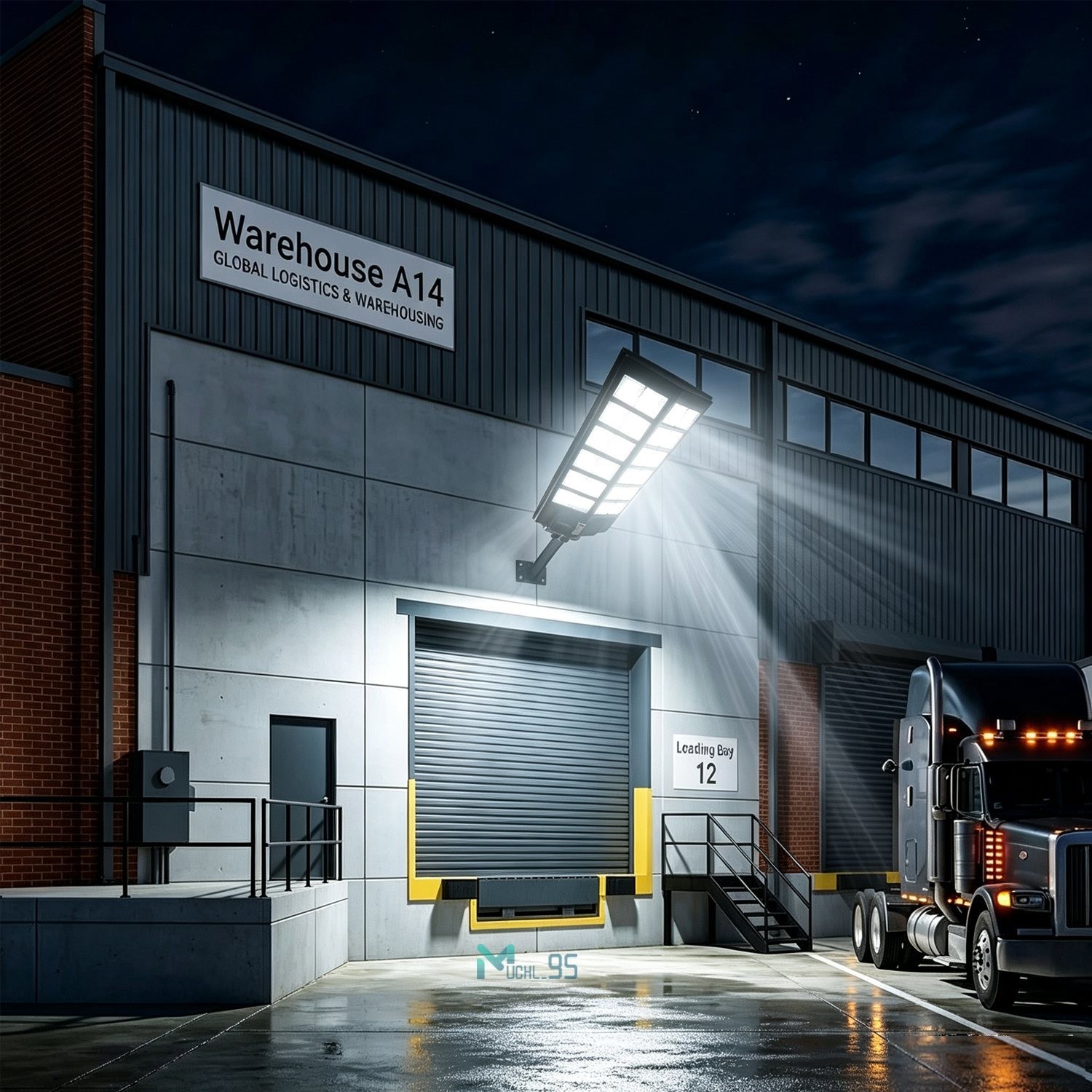 11000W Commercial Super Large Solar Street Lights Outdoor Dusk to Dawn Aluminium
