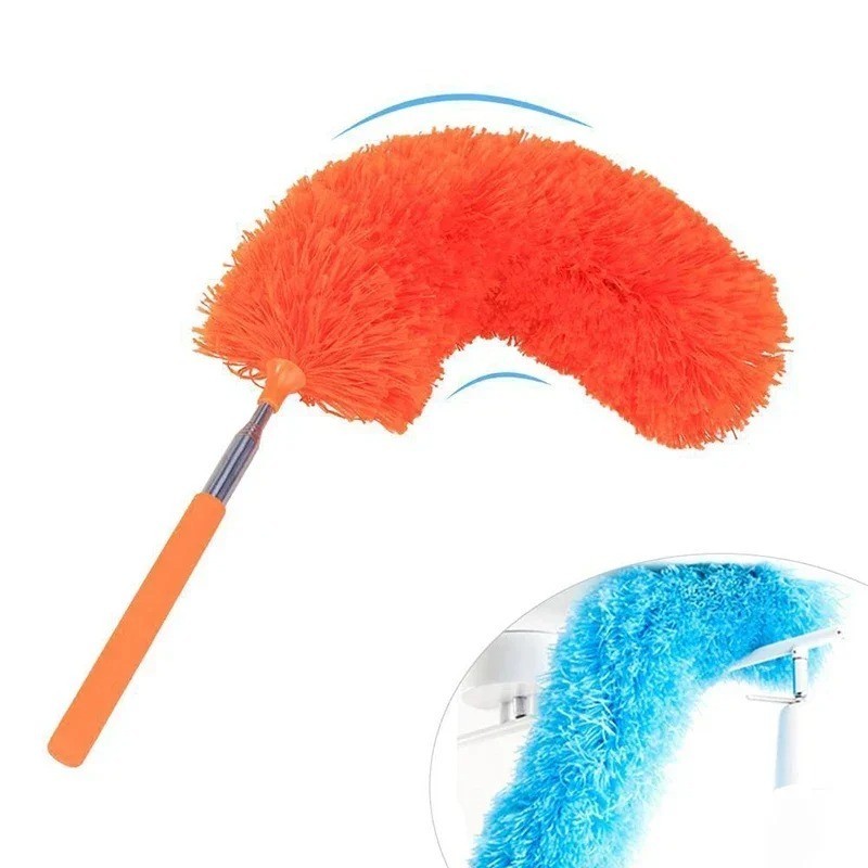 Microfiber Duster Soft Feather Dusting Brush Household Extendable Cleaning Tool