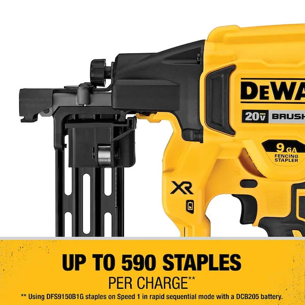 DEWALT DCFS950B 20V MAX XR 9GA Fencing Stapler Cordless Bare Tool Open Box New