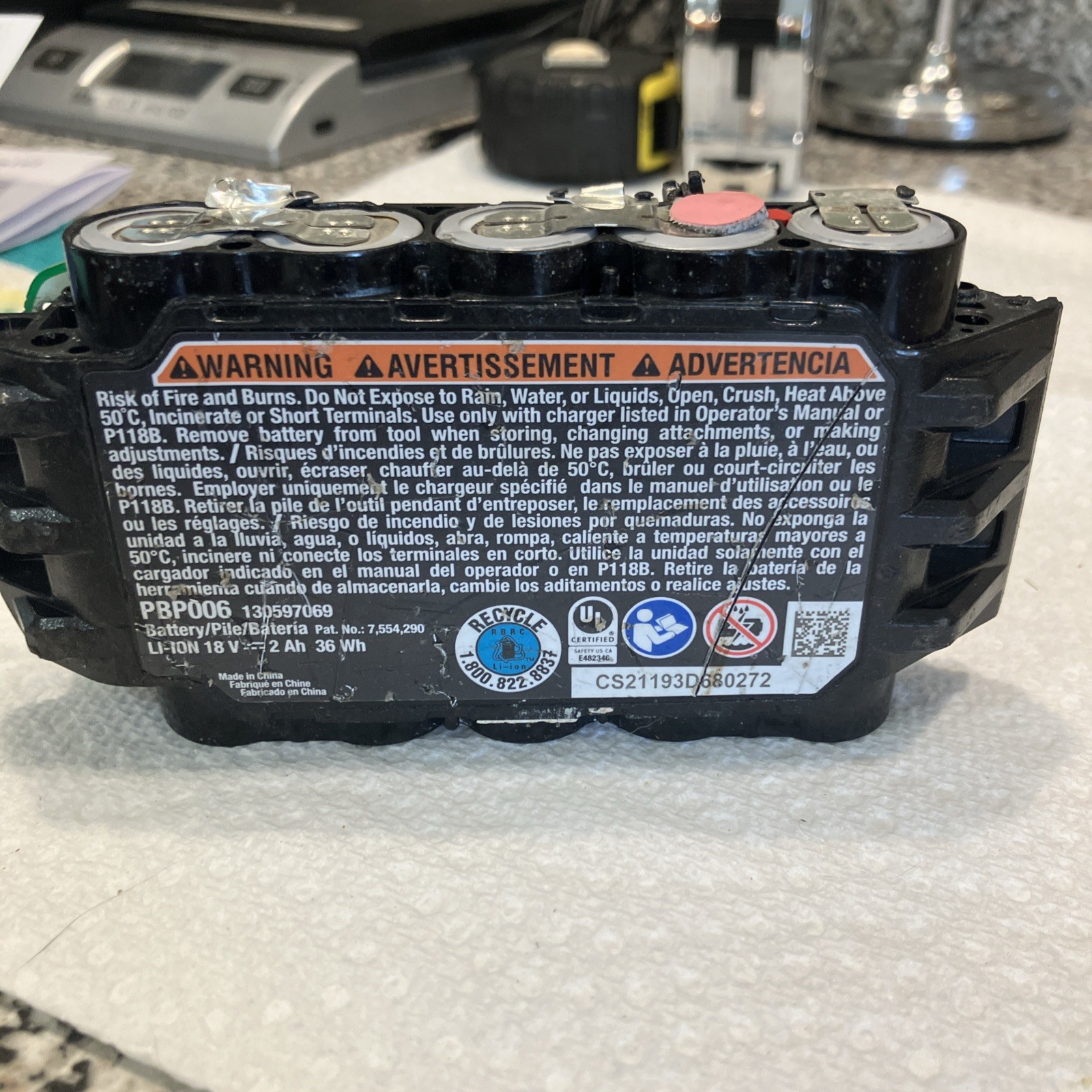 Ryobi PBP006 Lithium-Ion Battery pack
