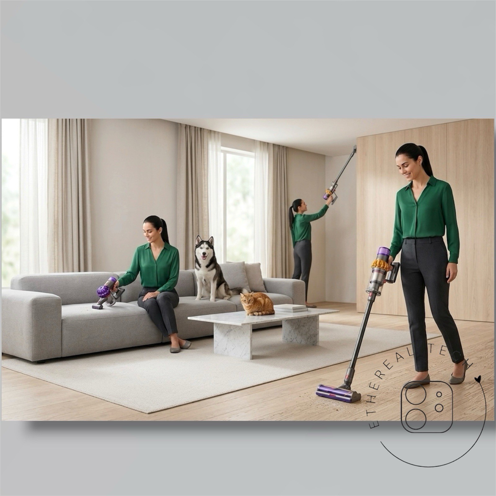 ✨Dyson V15 Detect Cordless Stick Vacuum Yellow/Nickel w/ 8 Accessories
