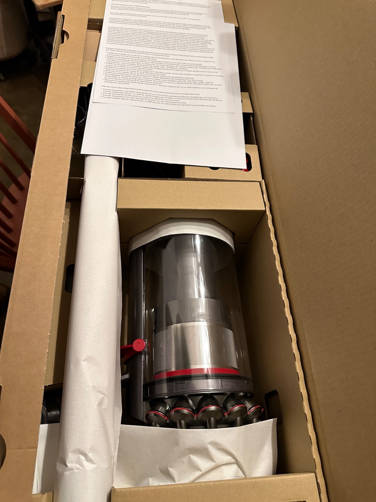 Dyson Outsize+ PLUS Stick Vacuum Cordless Nickel Red SV29 (394430-01) – New, NIB