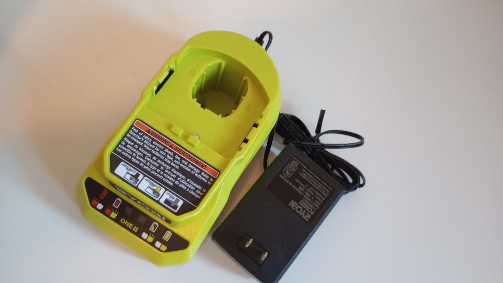 New 18v Ryobi PCG002 Lithium Ion Battery Charger for PBP002 PBP003 PBP004 PBP005