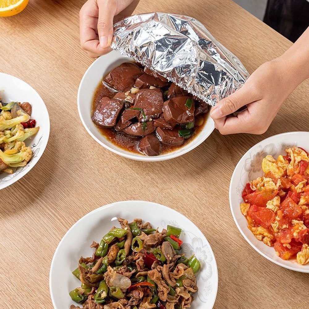 Food Grade Reusable Aluminum Foil Film For Heat Insulation Cover For Oven US