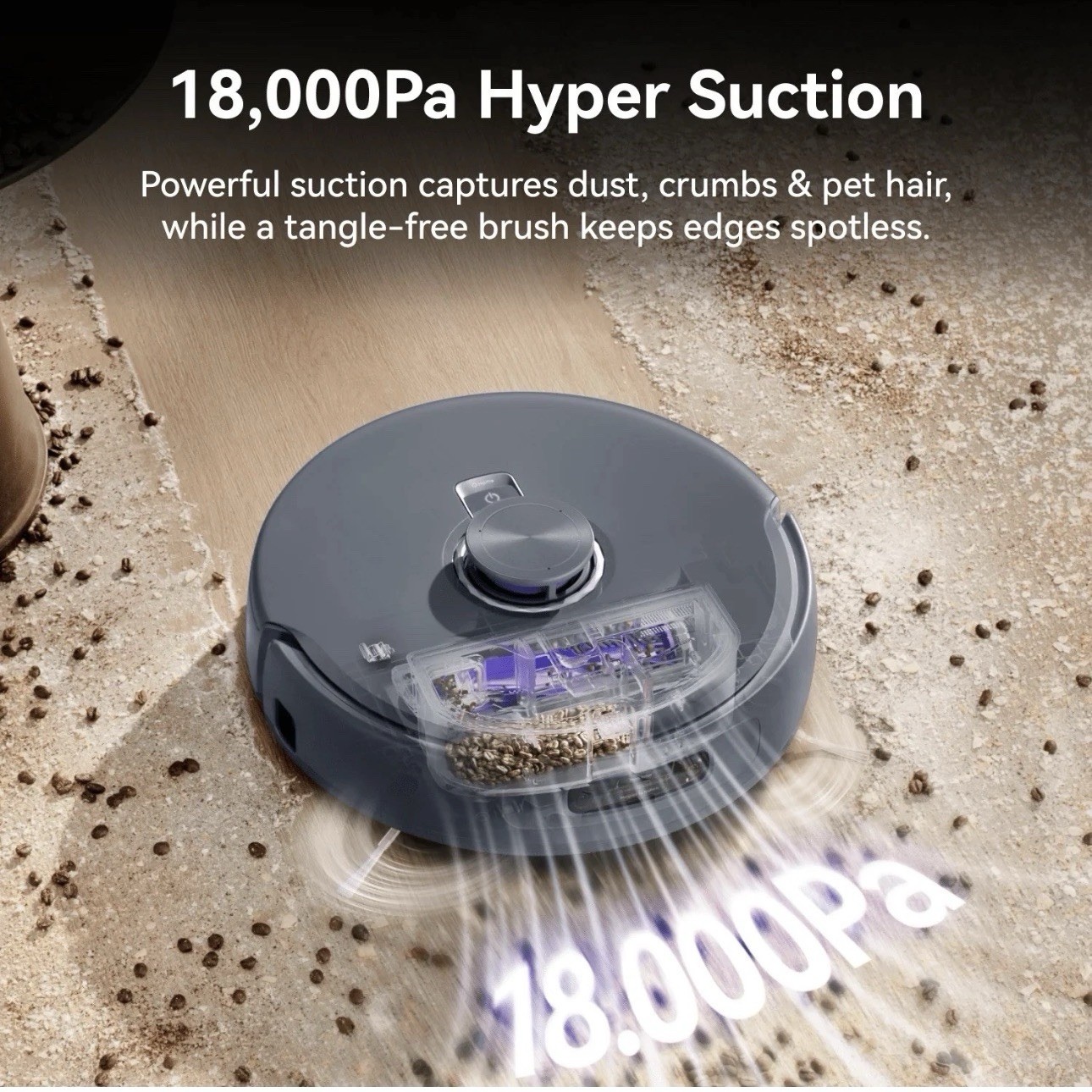 NARWAL Freo Z10 Ultra Robot Vacuum&Mop Combo 18000Pa Self-Emptying Drak Gray