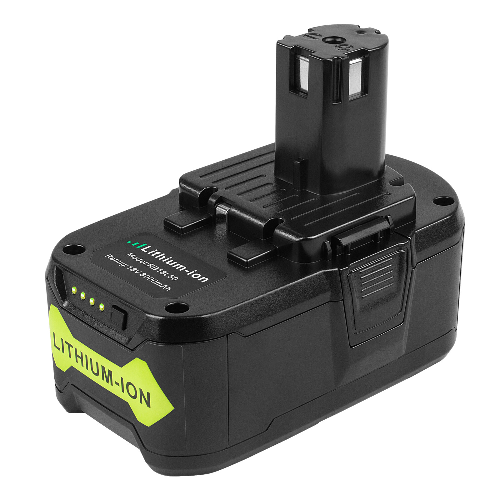 12Ah 8.0Ah 6.0Ah Battery For RYOBI P108 18V For One+ Plus High Capacity 18 Volt