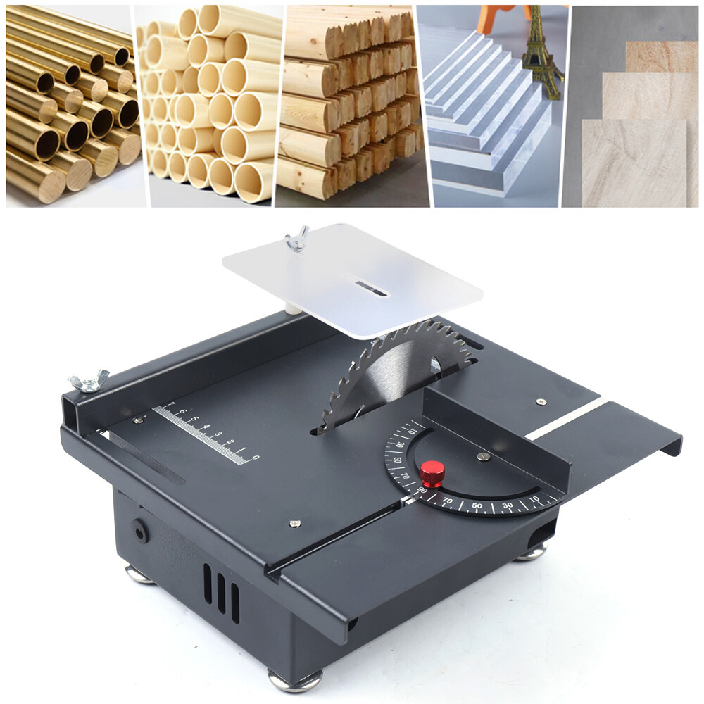 Portable Compact Heavy Duty Table Saw DIY Projects Work Shop Cutting Depth 40mm