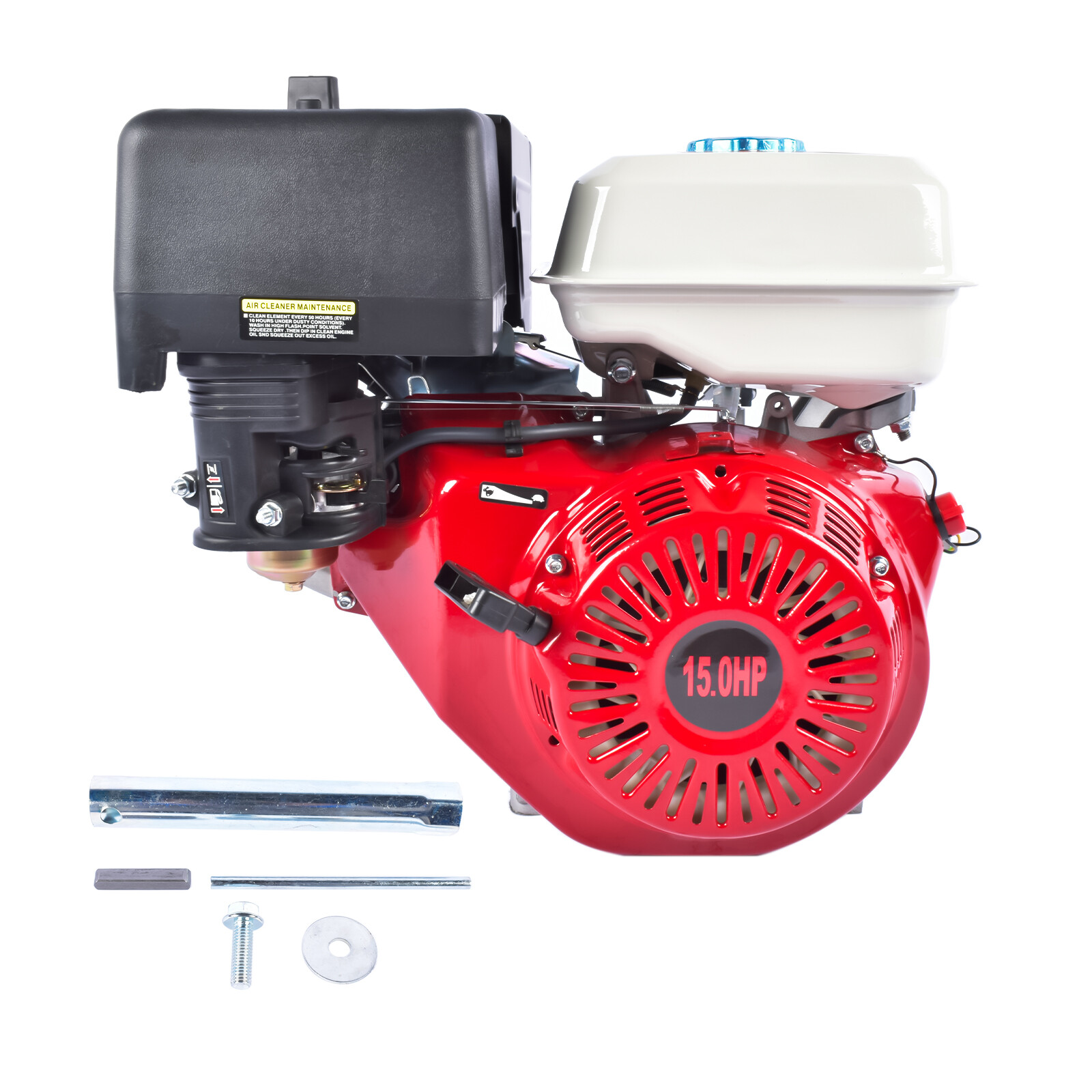 15HP/13HP 420cc/389cc 4 Stroke OHV Horizontal Shaft Gas Engine Recoil/Electric