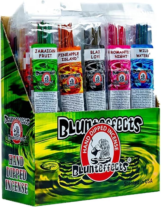 20x Assorted Scents Blunt Effects Incense 20 PACKS 11″ stick – 12 sticks /pack