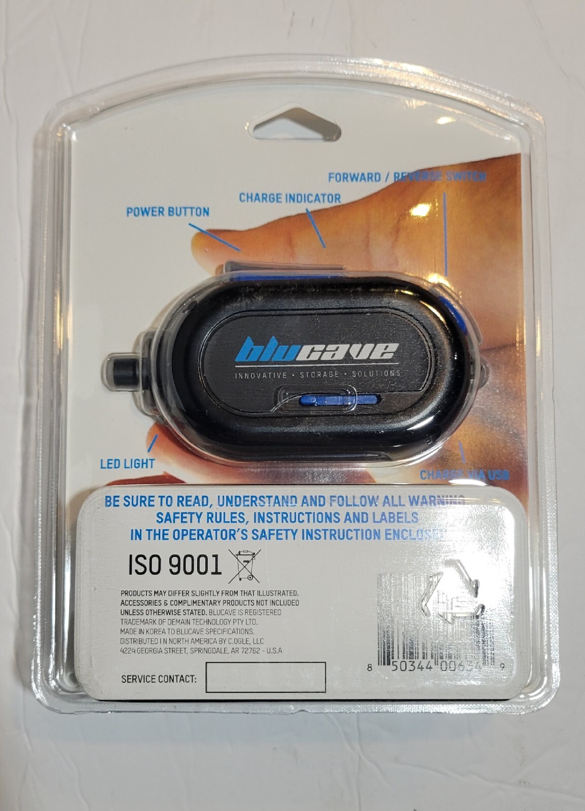 BluCave Compact Power Driver – 3.7V Rechargeable Screwdriver