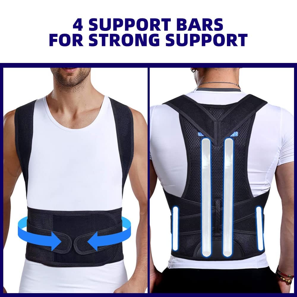 Posture Corrector Back Brace for Men and Women, Version Lumbar Support for…