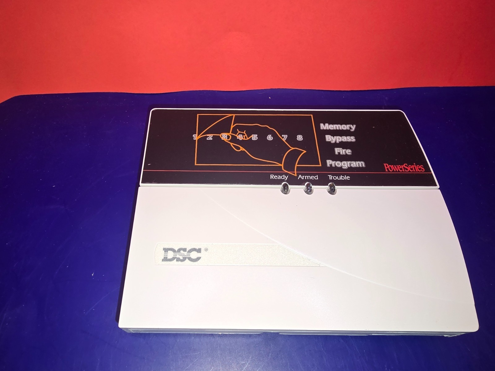 DSC PC5508Z 8 Zone LED Alarm Keypad for PowerSeries RARE & NEW!