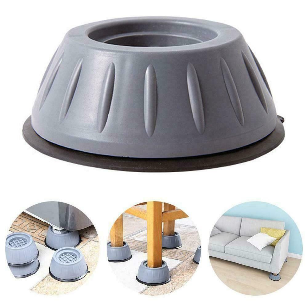 4-PCS Anti Vibration Washing Machine Support Anti-Slip Rubber Feet Base Pads Mat