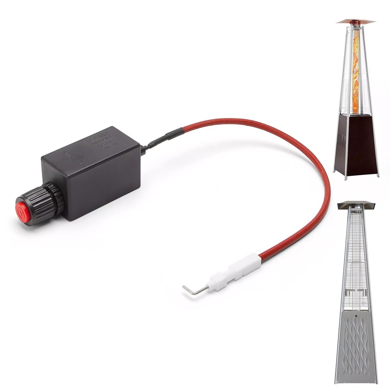 Electronic Igniter with Cable 14.2in/36cm for Outdoor Patio Patio Heater