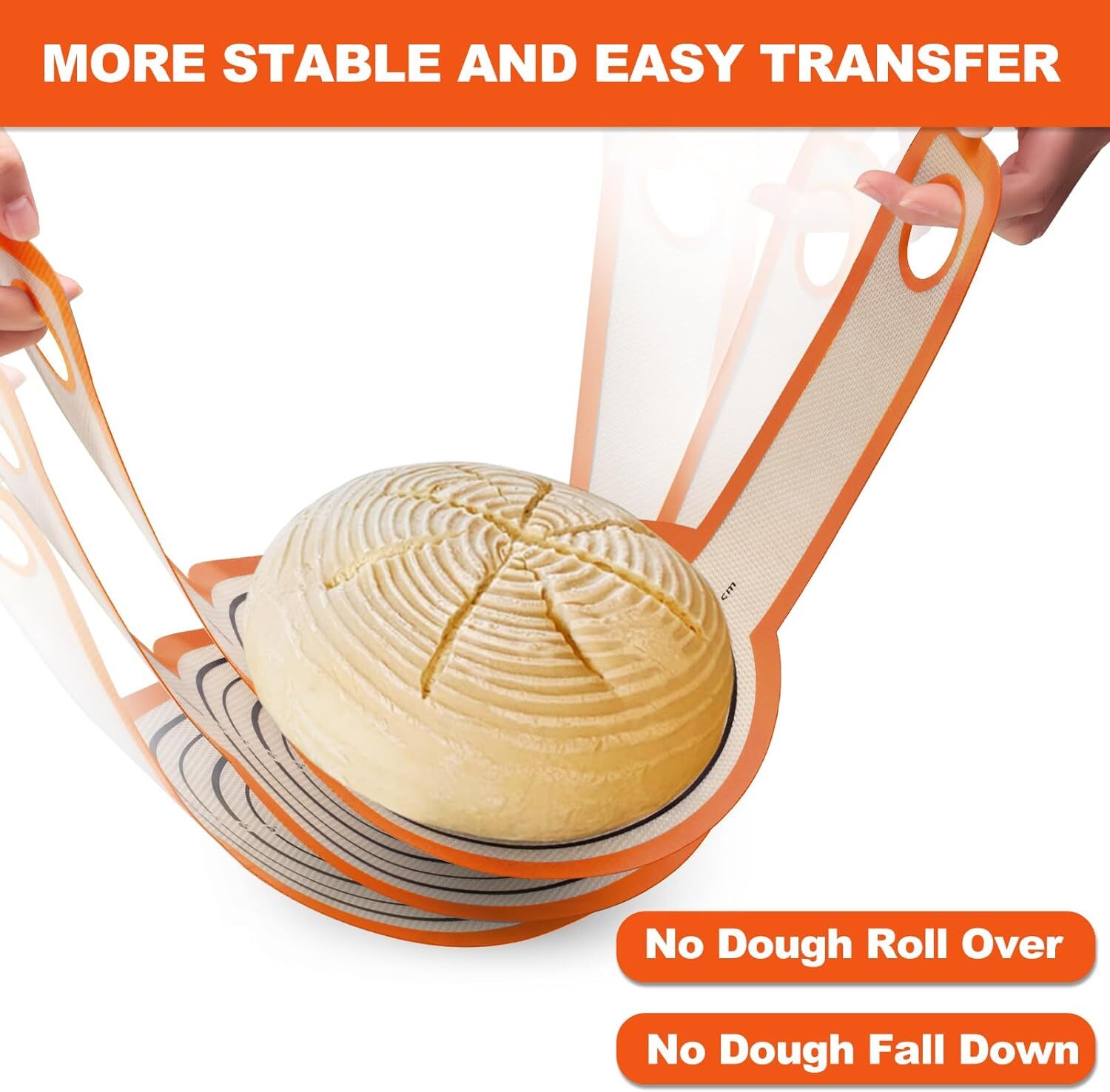 Silicone Bread Sling Oval And Round – Non-stick & Easy Clean Reusable Oval Silic