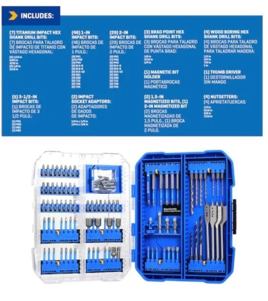 Kobalt 106-Piece Professional Set Drill & Drive Bit Set, Brand New Sealed