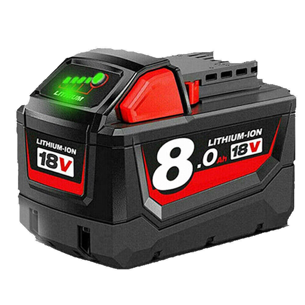 For Milwaukee for M18 18V 12.0Ah Extended Lithium 48-11-1880 Battery & Charger