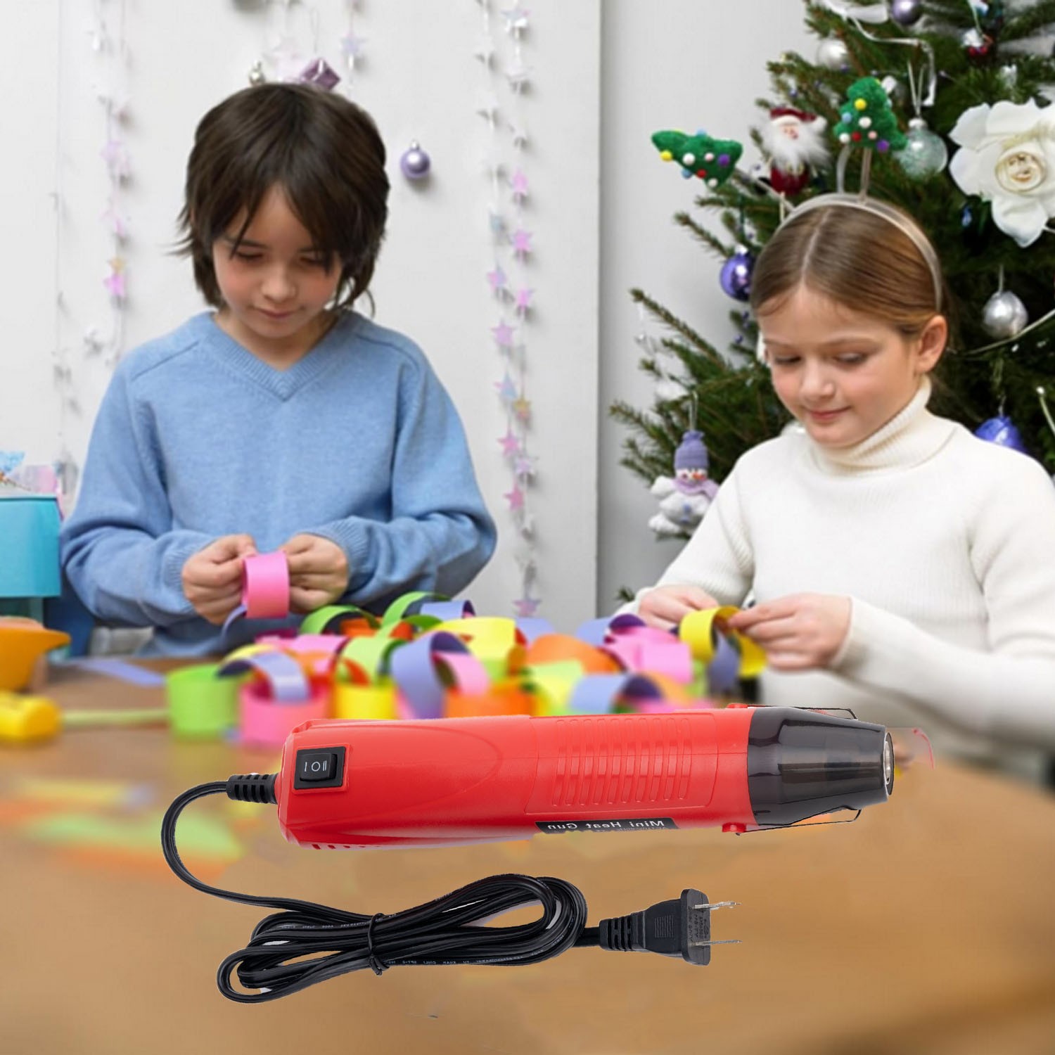 Hot Air blower 2-Speed Adjustable Mini Heat Gun for DIY Crafts Shrink Wrapping