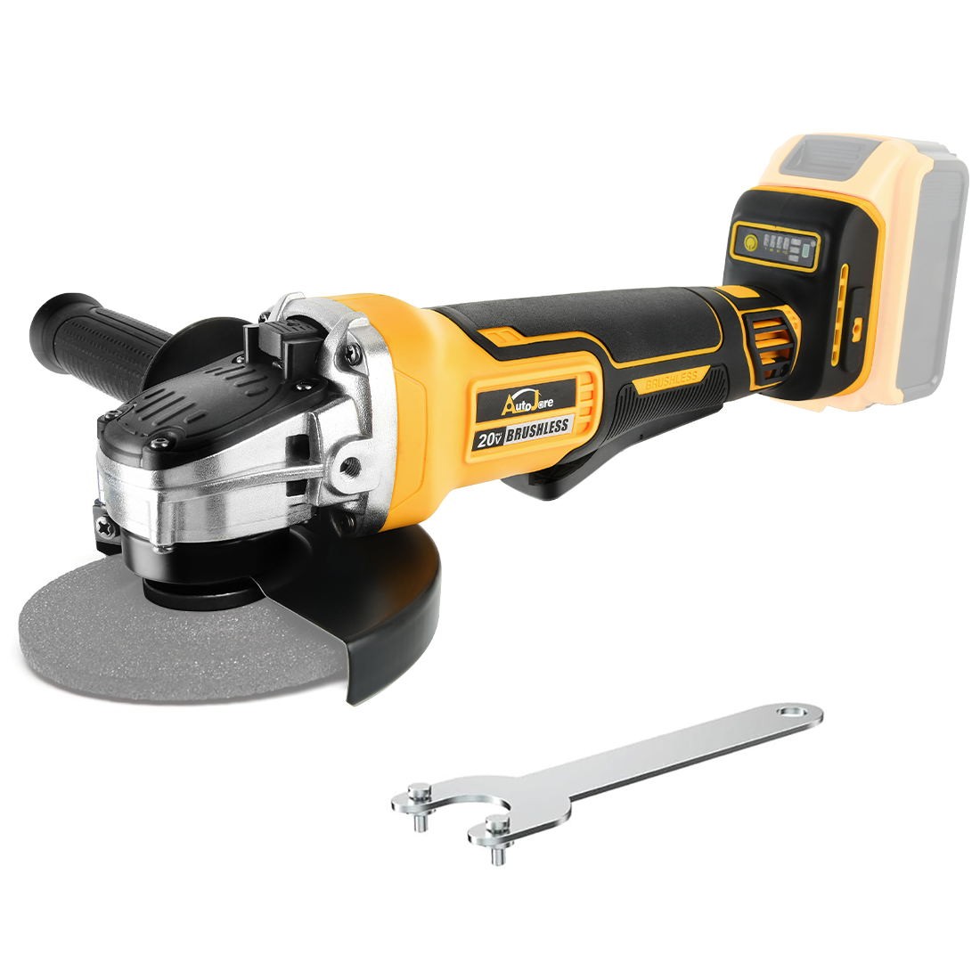 Cordless Angle Grinder for Dewalt 20V Battery 4-1/2″ Brushless 9000RPM Tool Only