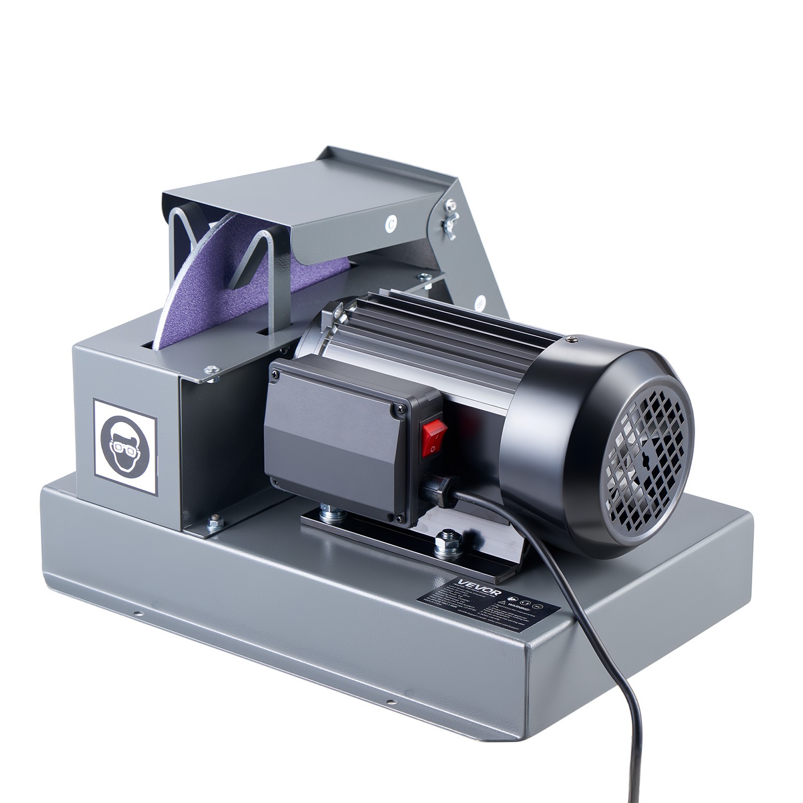 VEVOR 1HP Lawn Mower Blade Sharpener with Blade Balancer & 9″ Grinding Wheel