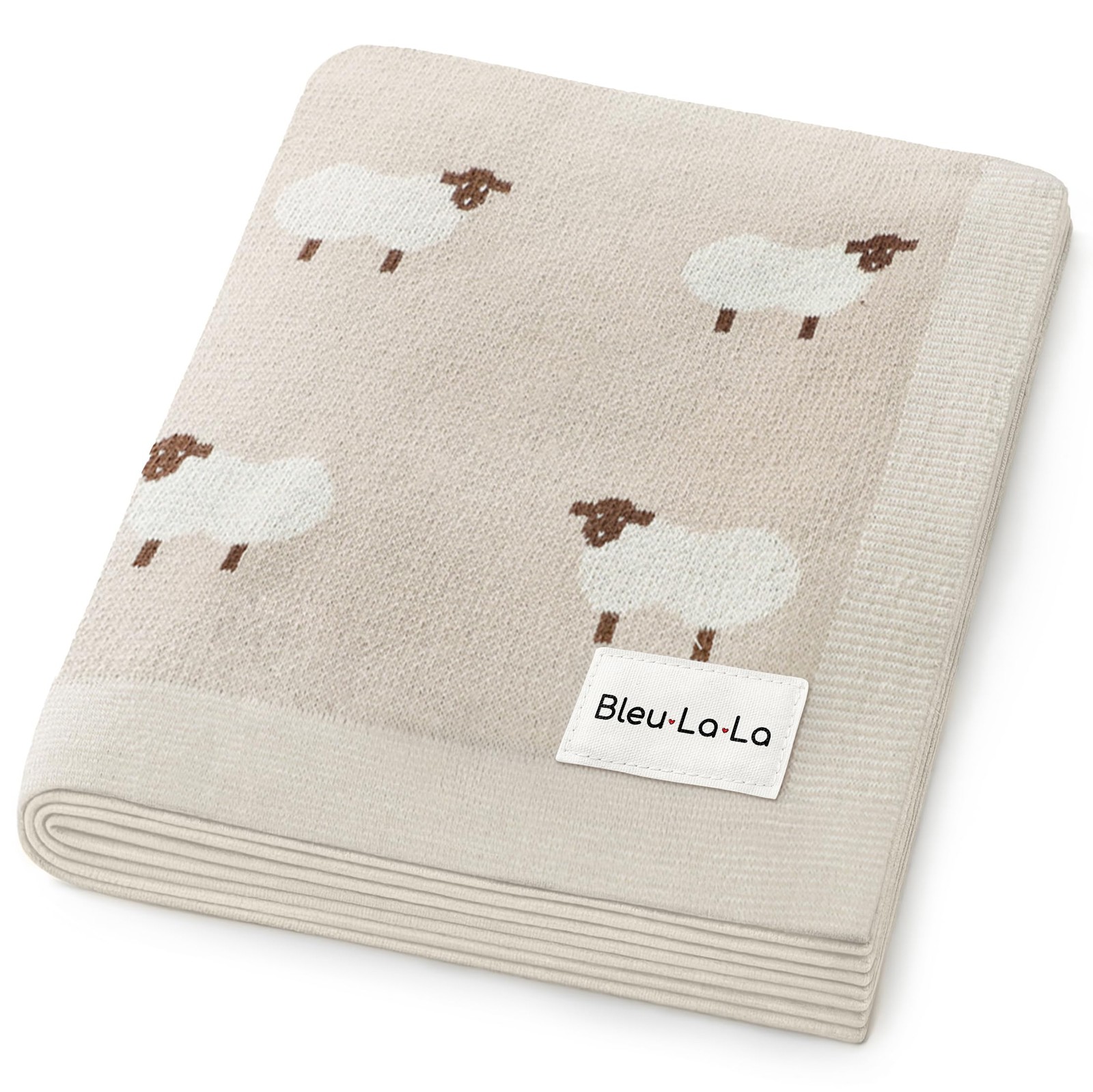 Baby Swaddle Blanket – 100% Luxury Cotton Knit Soft Cozy Lightweight Unisex R…