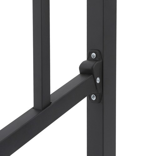 4 Steps Handrails 53x37in Stair Railing Carbon Steel Handrails W/ Safe Fences