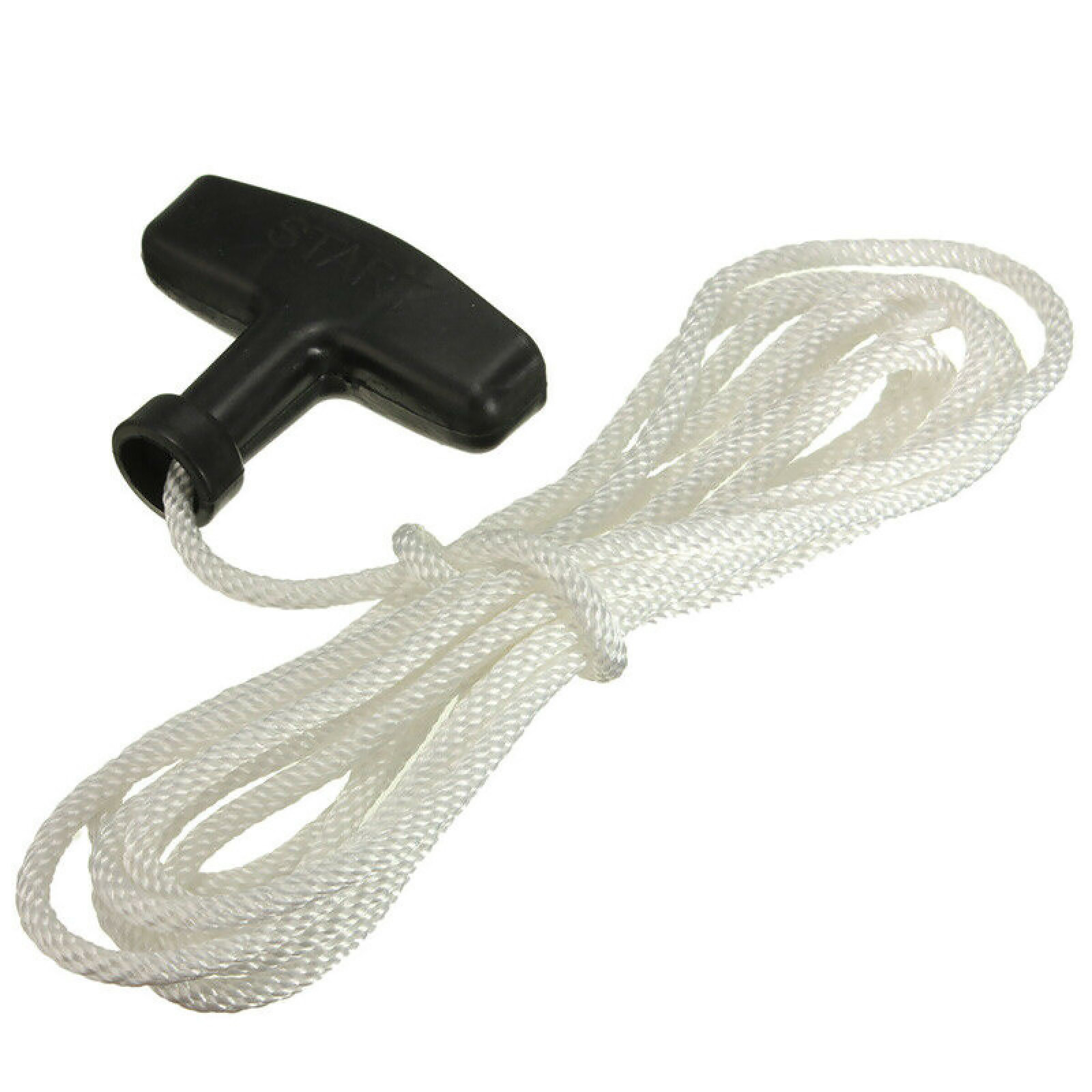 Replacement Pull Starter Handle Rope Recoil Cord Line For Petrol Engine Lawn