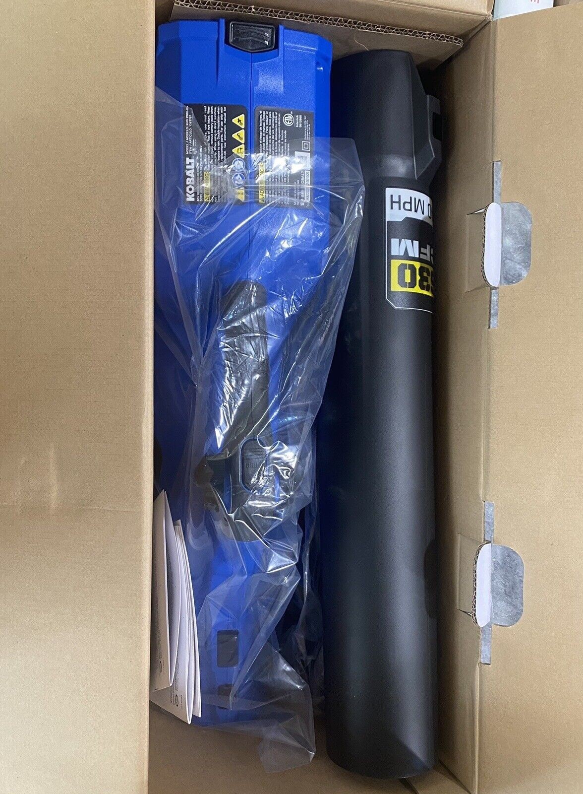 New-Kobalt Cordless Electric Leaf Blower Kit 40V 520 MPH NO Blower NO charger