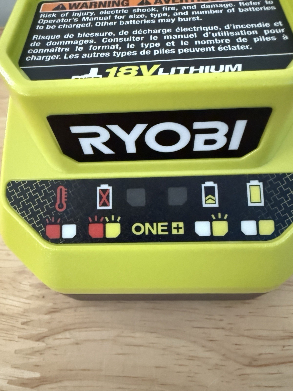 Ryobi PCG002 18V ONE+ Lithium-Ion FAST Battery Charger OEM