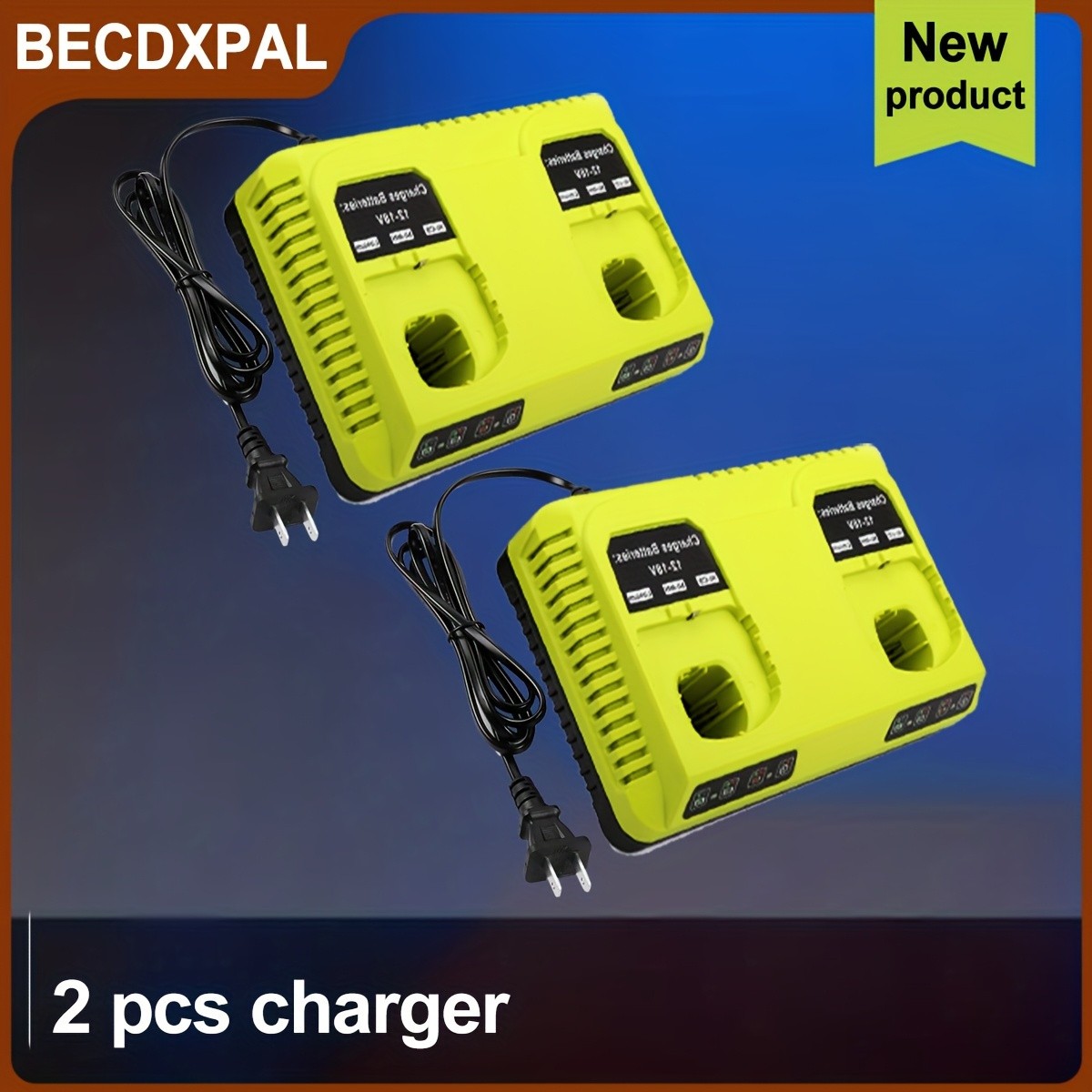 18V 12V Rapid Battery Charger for Ryobi P117 P118 P108 Lithium NiCad Charger