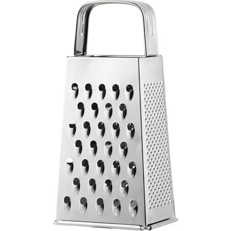 4-Sided Stainless Steel Box Grater Cheese Vegetable Slicer Kitchen Tool