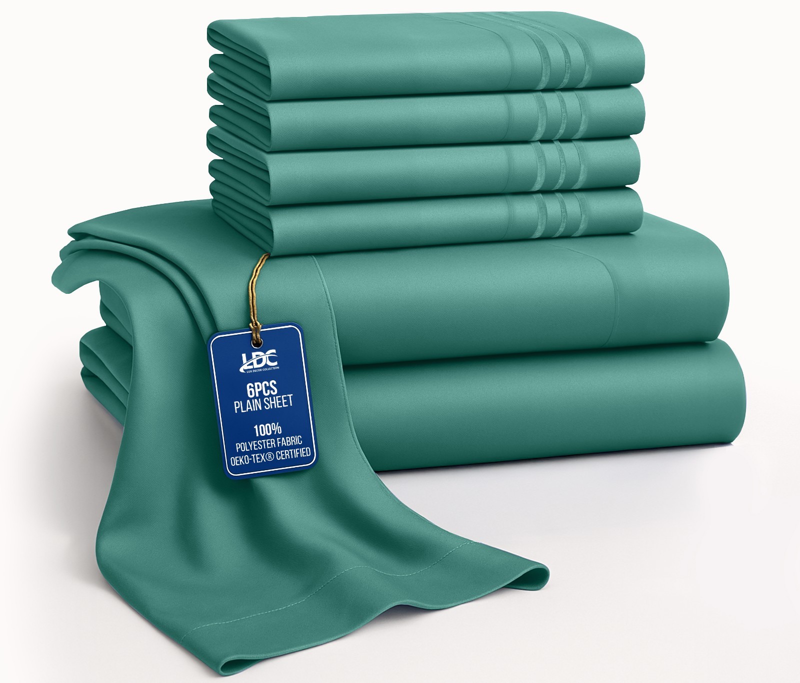 Bed Sheet Set 6 Piece Bedding Comfort Microfiber Deep Pocket 1800 Series Sheets