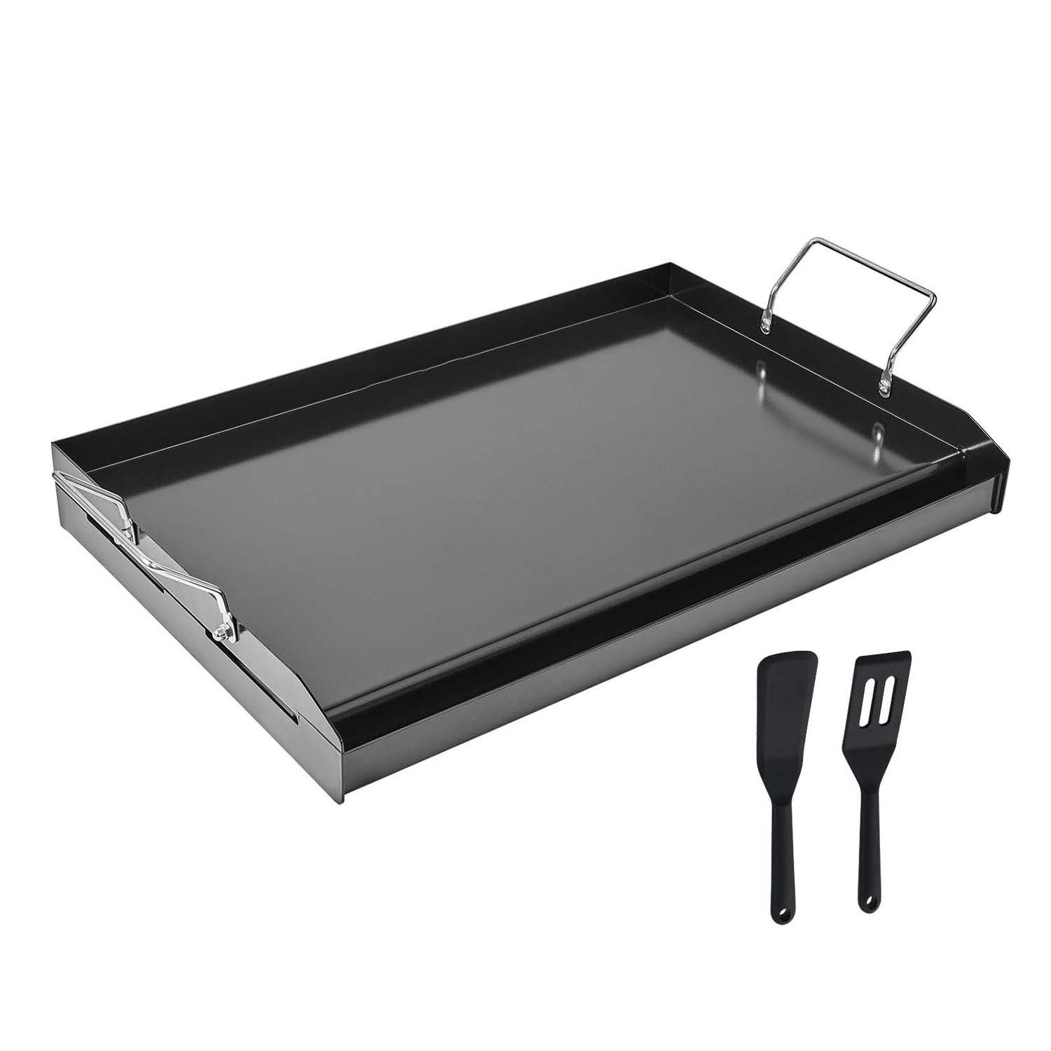 24×16 in Flat Top Griddle Carbon Steel Universal BBQ Grill Pan Cookware