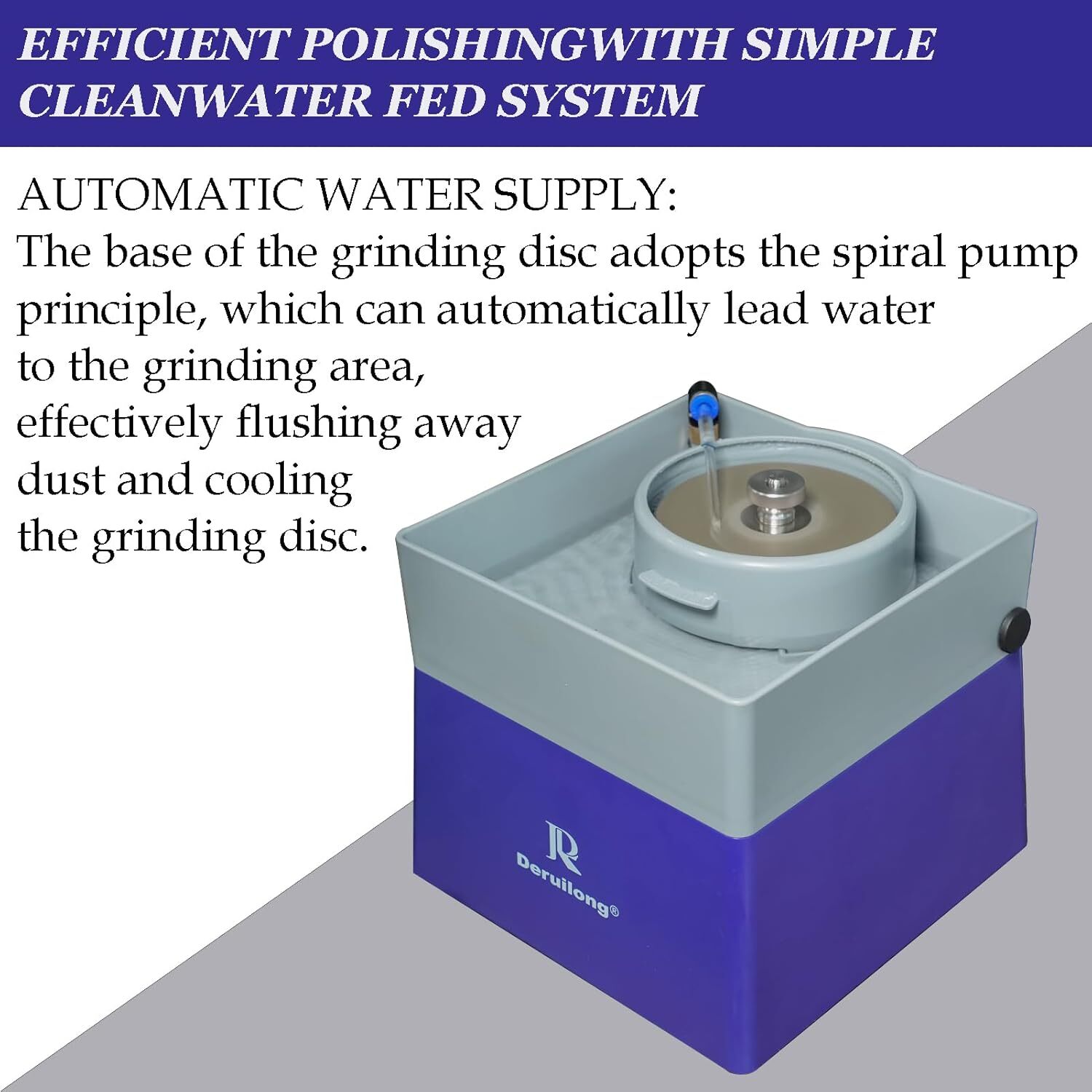 4” Flat Grinding Machine Shaping and Polishing Tools, Mineral Rock Polishing Kit